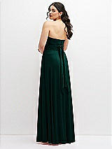 Alt View 6 Thumbnail - Evergreen Chiffon Convertible Maxi Dress with Multi-Way Tie Straps