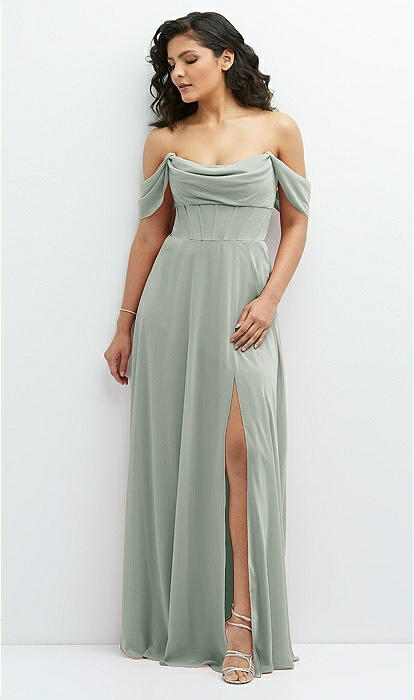 Mint Green Chiffon Dress