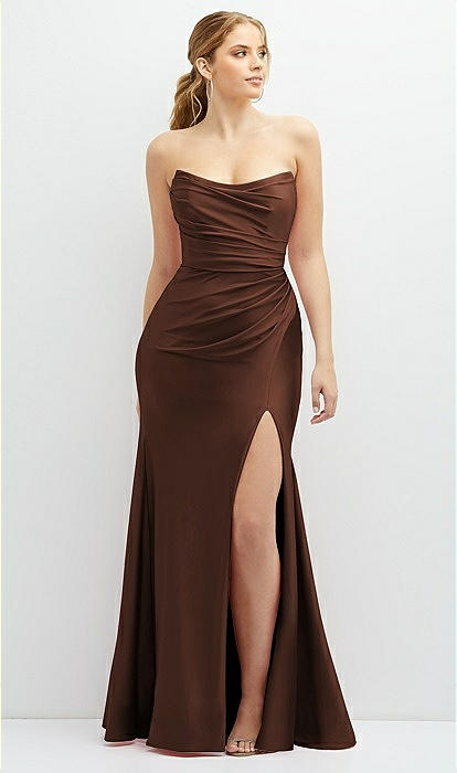 Cognac Color Bridesmaid Dresses