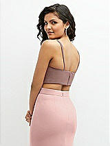 Rear View Thumbnail - Sienna Crepe Mix-and-Match Midriff Corset Top 