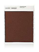 Front View Thumbnail - Cognac Neu Stretch Charmeuse Swatch