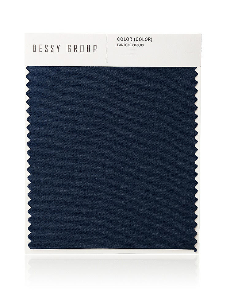 Front View - Midnight Navy Neu Stretch Charmeuse Swatch