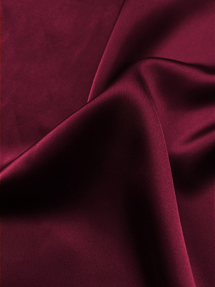Front View - Cabernet Neu Stretch Charmeuse Fabric by the Yard