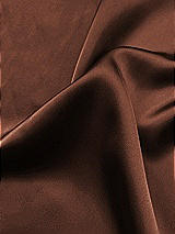 Front View Thumbnail - Cognac Neu Stretch Charmeuse Fabric by the Yard