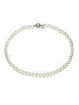 Front View Thumbnail - Natural Freshwater Pearl Necklace - 18 inch