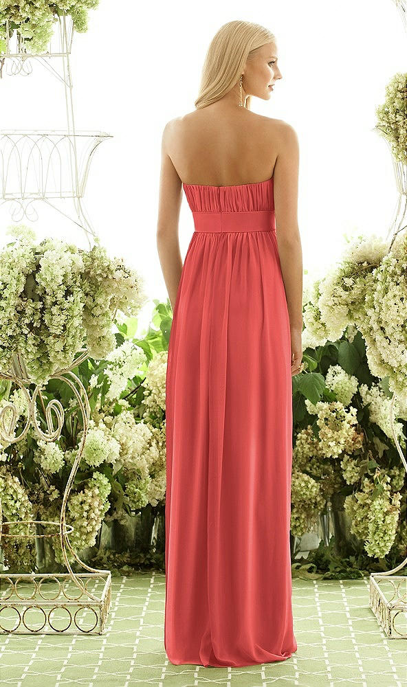Back View - Perfect Coral After Six Bridesmaid Style 6556