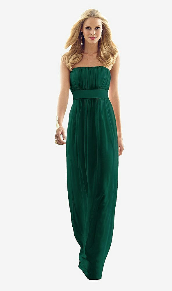 Front View - Hunter Green After Six Bridesmaid Style 6556