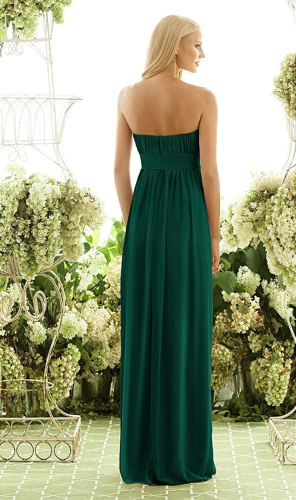 Back View - Hunter Green After Six Bridesmaid Style 6556