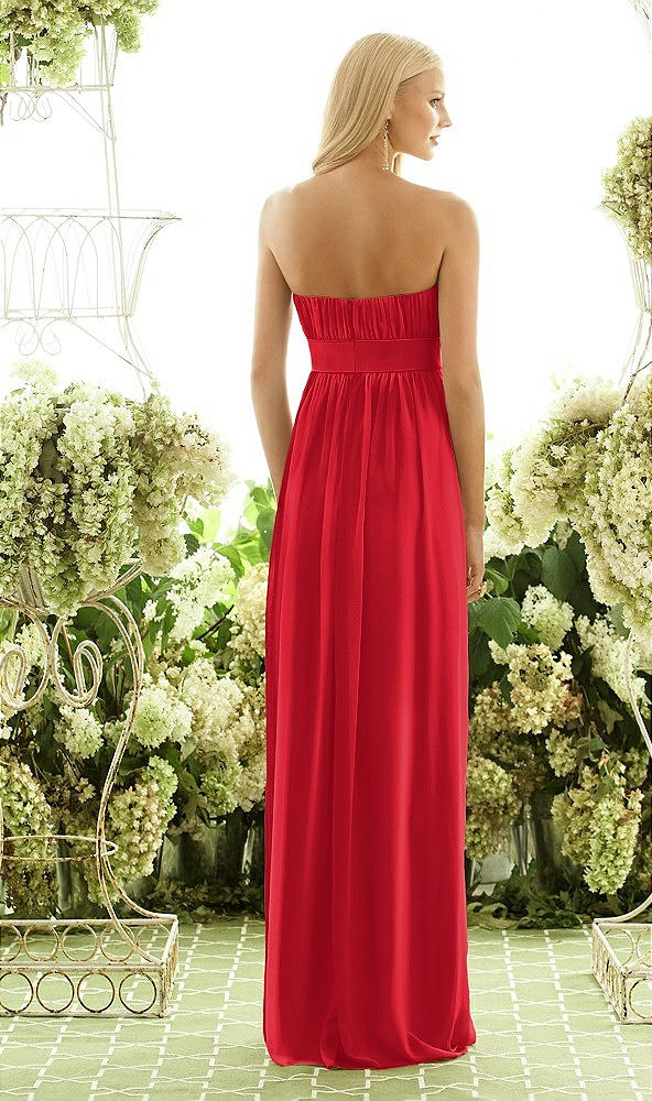 Back View - Parisian Red After Six Bridesmaid Style 6556