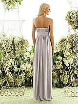 Rear View Thumbnail - Taupe After Six Bridesmaid Style 6556