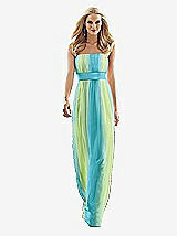 Front View Thumbnail - Tropical Ombre After Six Bridesmaid Style 6556P