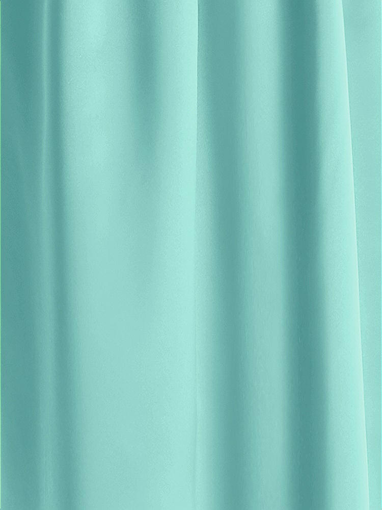 Front View - Coastal Matte Satin Fabric by the Yard