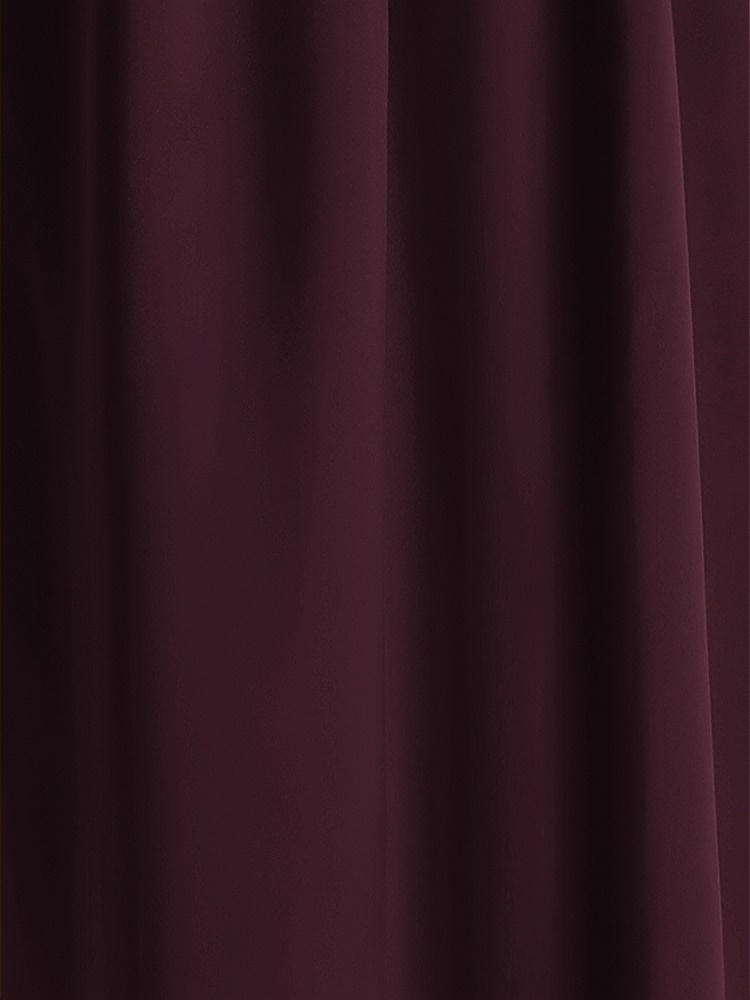 Front View - Bordeaux Matte Satin Fabric by the Yard