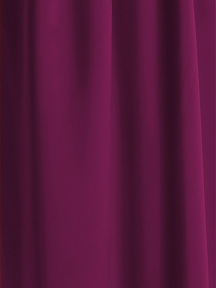 Front View - Merlot Matte Satin Fabric by the Yard