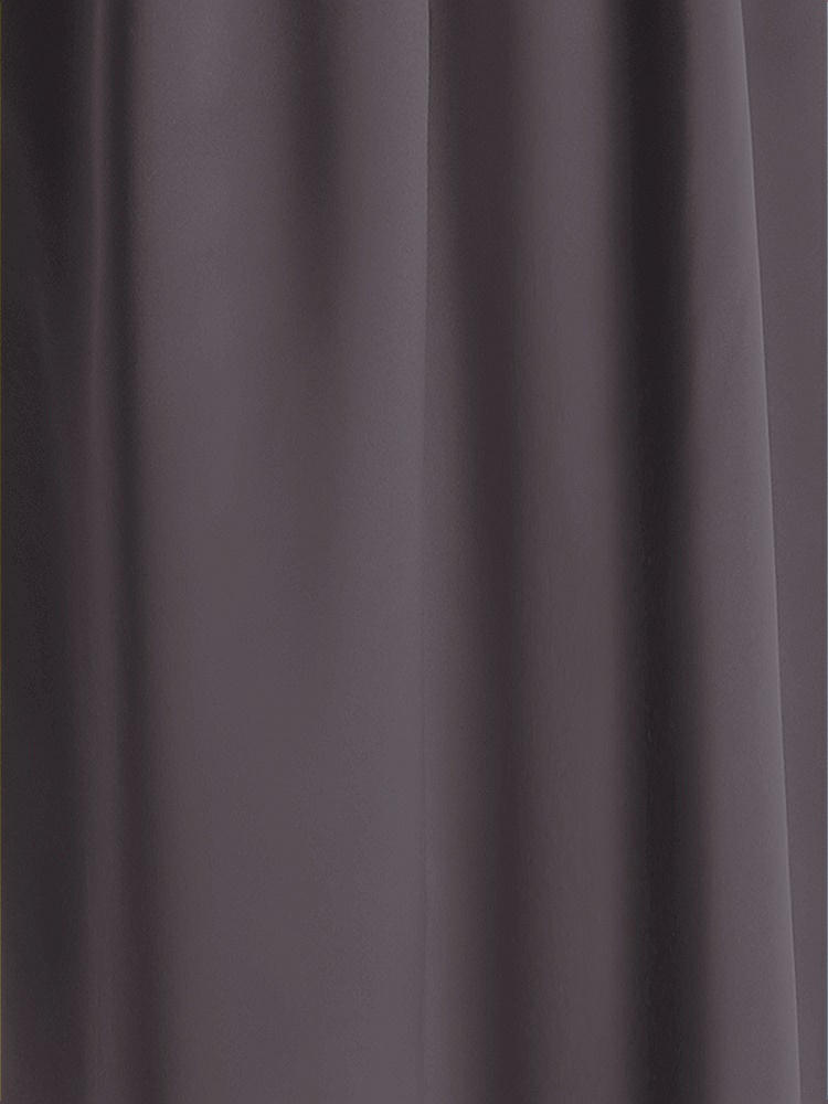 Front View - Stormy Matte Satin Fabric by the Yard