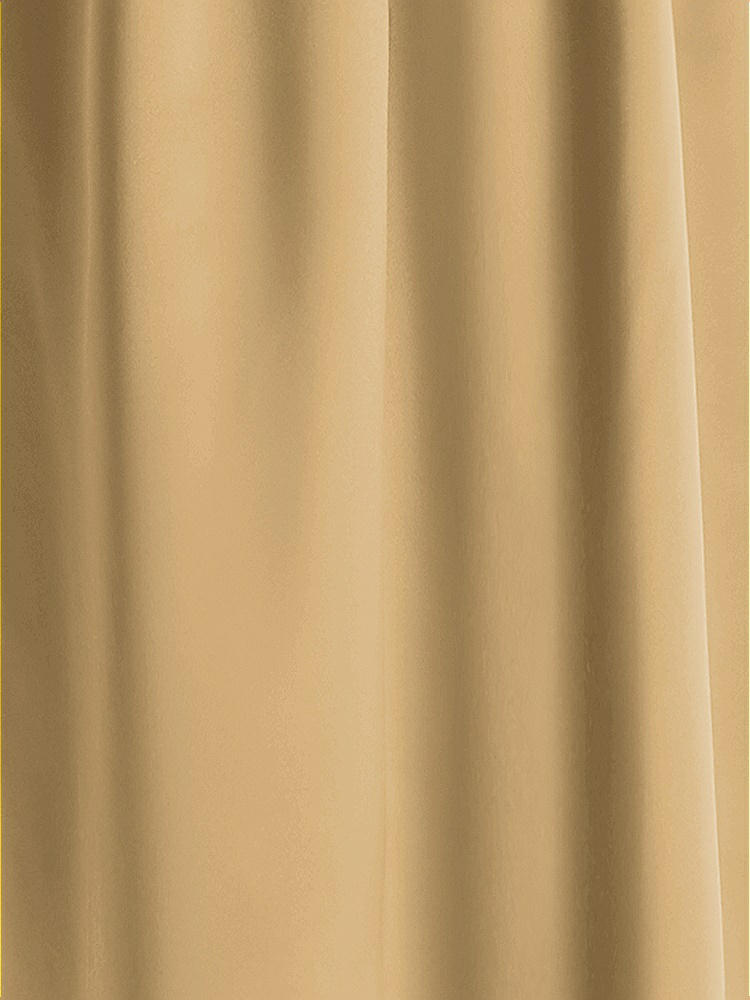 Front View - Venetian Gold Matte Satin Fabric by the Yard