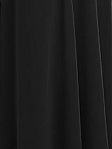 Front View Thumbnail - Black Sheer Crepe Fabric by the Yard