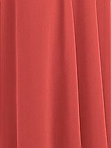 Front View Thumbnail - Perfect Coral Sheer Crepe Fabric by the Yard