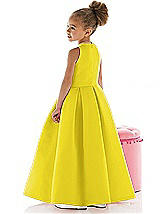Rear View Thumbnail - Citrus Flower Girl Dress FL4022