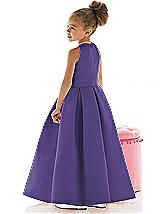 Rear View Thumbnail - Regalia - PANTONE Ultra Violet Flower Girl Dress FL4022