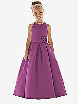 Front View Thumbnail - Radiant Orchid Flower Girl Dress FL4022