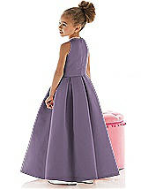 Rear View Thumbnail - Lavender Flower Girl Dress FL4022