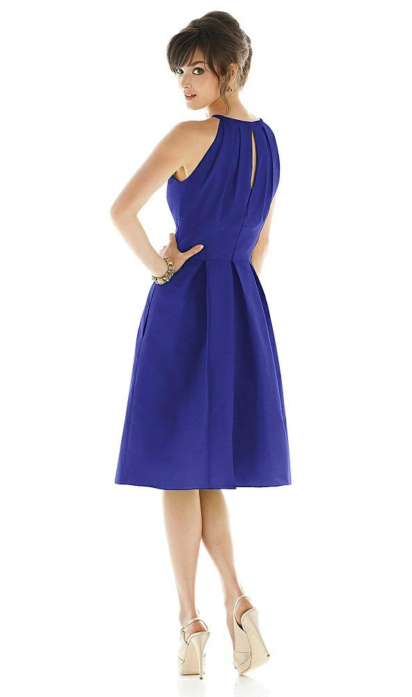 Back View - Electric Blue Alfred Sung Style D441