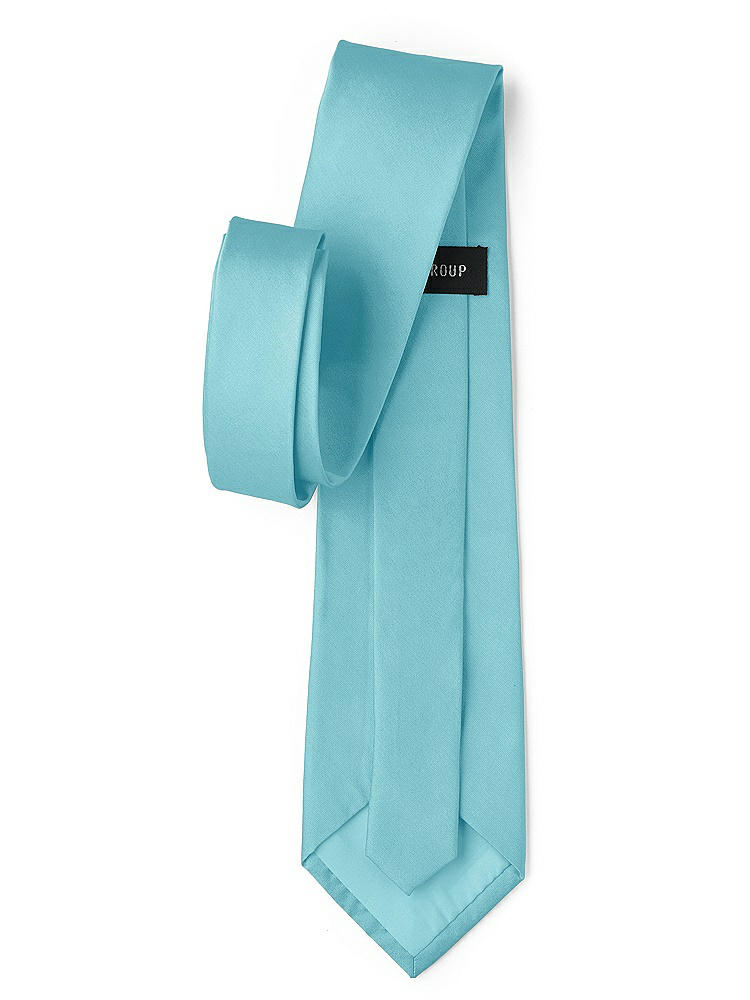 Back View - Aquamarine Peau de Soie Neckties by After Six