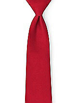 Front View Thumbnail - Poppy Red Peau de Soie Neckties by After Six