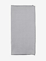 Front View Thumbnail - French Gray Peau de Soie Pocket Squares by After Six
