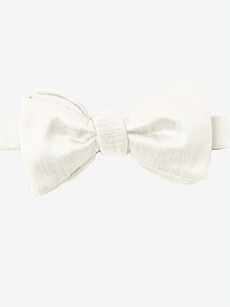 Front View - Ivory Dupioni Bow Ties by After Six