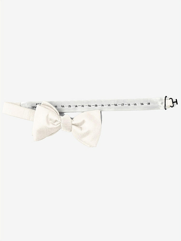 Back View - Ivory Dupioni Bow Ties by After Six