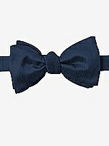 Front View Thumbnail - Midnight Navy Dupioni Bow Ties by After Six