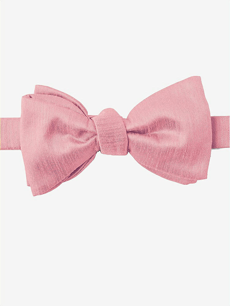 Front View - Papaya Dupioni Bow Ties by After Six