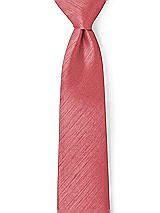 Front View Thumbnail - Candy Coral Dupioni Neckties by After Six