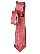 Rear View Thumbnail - Candy Coral Dupioni Neckties by After Six