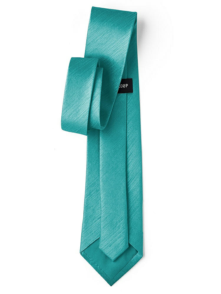 Back View - Azure Dupioni Neckties by After Six