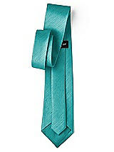 Rear View Thumbnail - Azure Dupioni Neckties by After Six