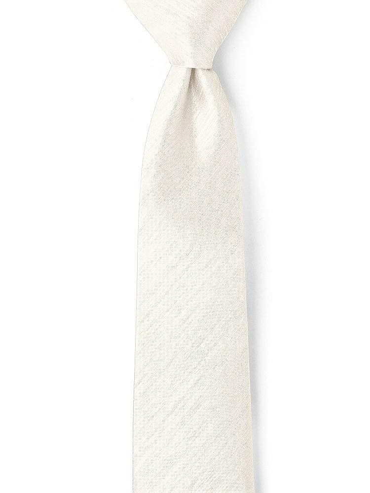 Front View - Ivory Dupioni Neckties by After Six