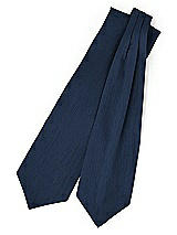 Front View Thumbnail - Midnight Navy Dupioni Cravats by After Six