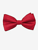 Front View Thumbnail - Poppy Red Peau de Soie Boy's Clip Bow Tie by After Six