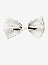 Rear View Thumbnail - Snow White Peau de Soie Boy's Clip Bow Tie by After Six