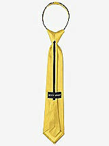 Rear View Thumbnail - Daffodil Peau de Soie Boy's 14" Zip Necktie by After Six