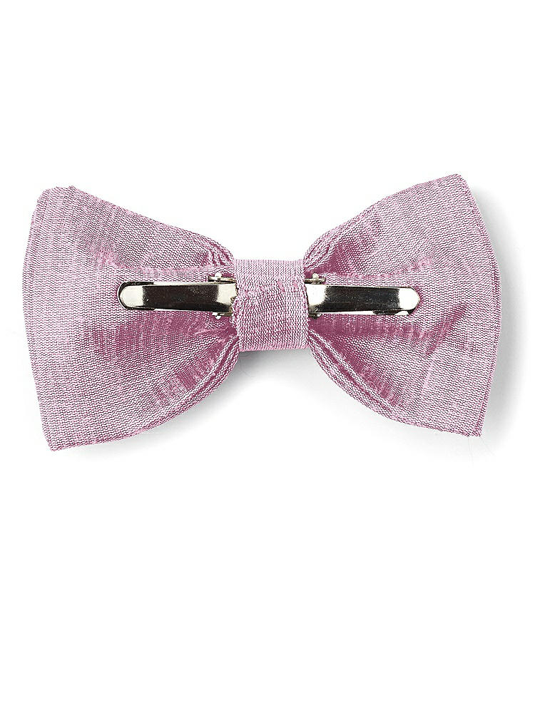 Back View - Rosebud Dupioni Boy's Clip Bow Tie by After Six