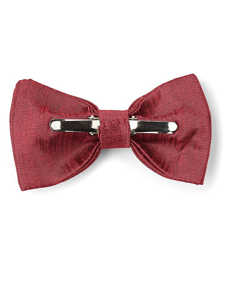 Back View - Barcelona Dupioni Boy's Clip Bow Tie by After Six