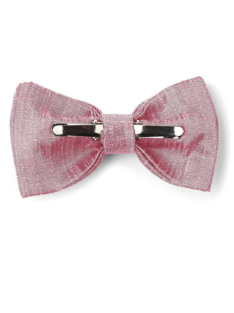 Back View - Carnation Dupioni Boy's Clip Bow Tie by After Six