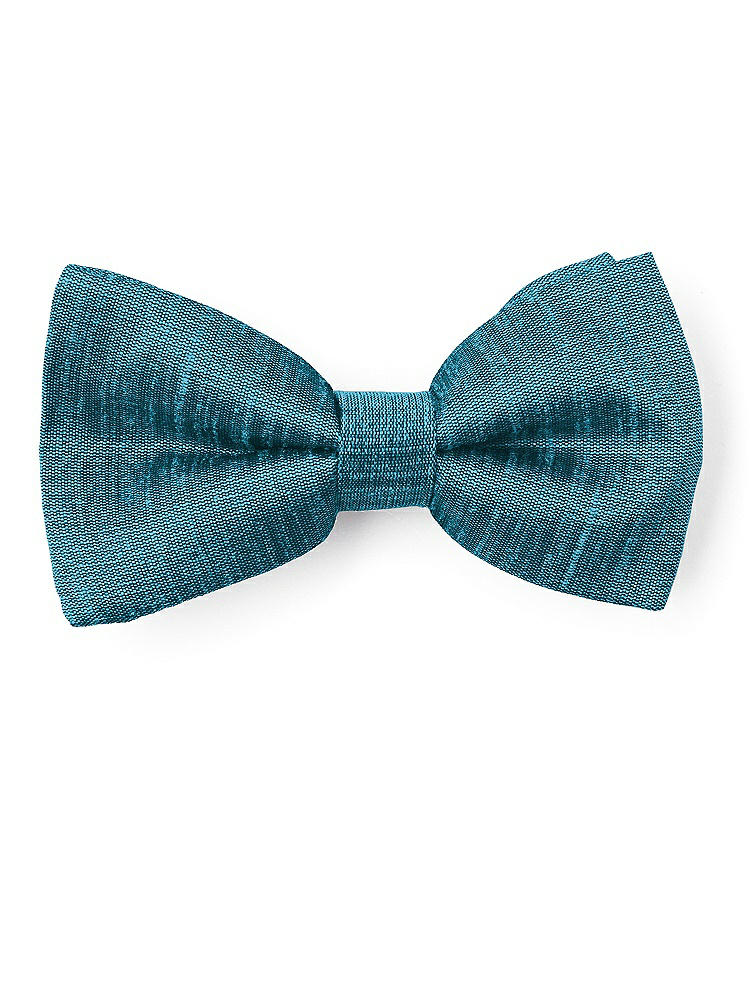 Front View - Niagara Dupioni Boy's Clip Bow Tie by After Six