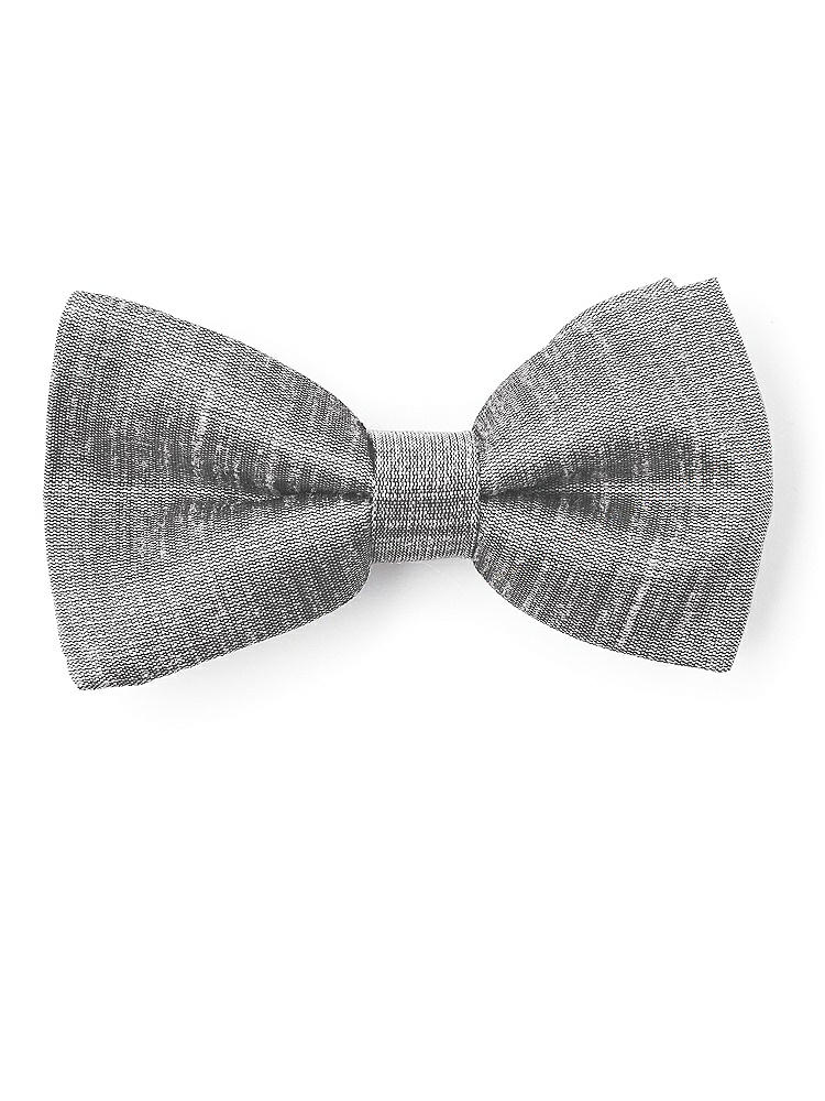 Front View - Quarry Dupioni Boy's Clip Bow Tie by After Six