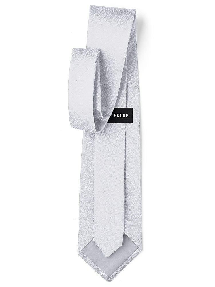 Back View - Dove Dupioni Boy's 50" Necktie by After Six