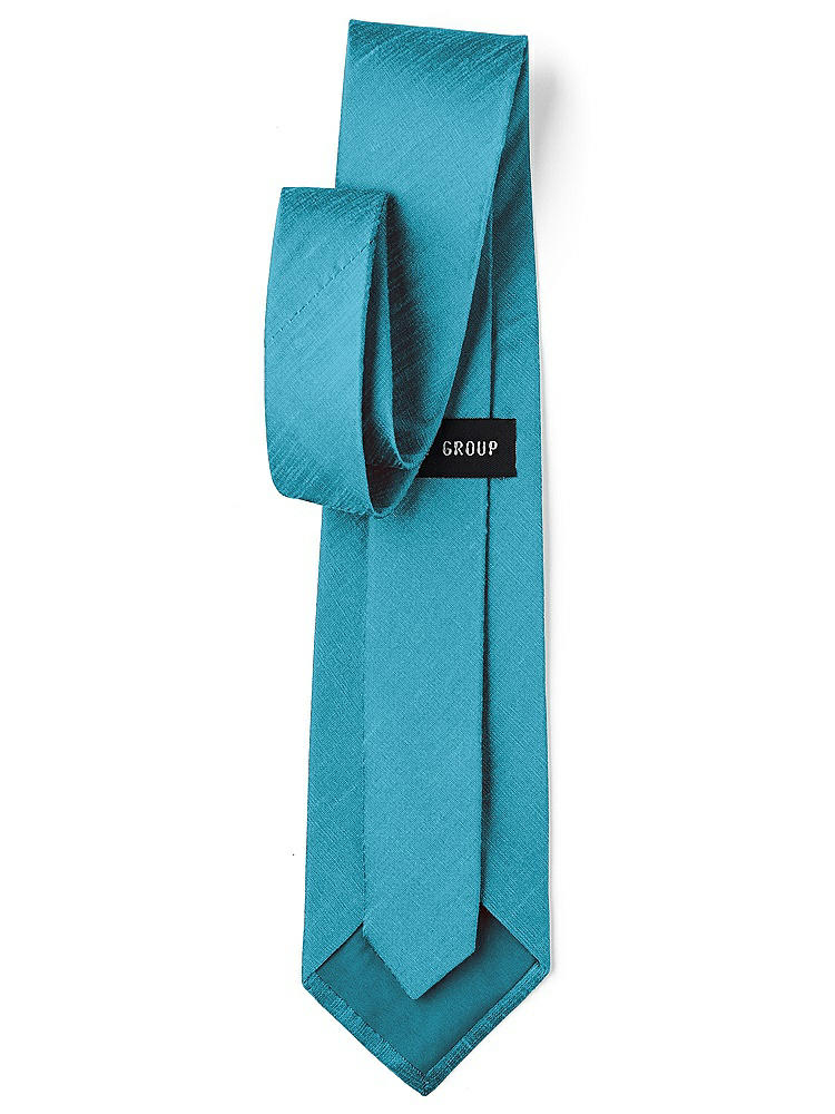 Back View - Fusion Dupioni Boy's 50" Necktie by After Six